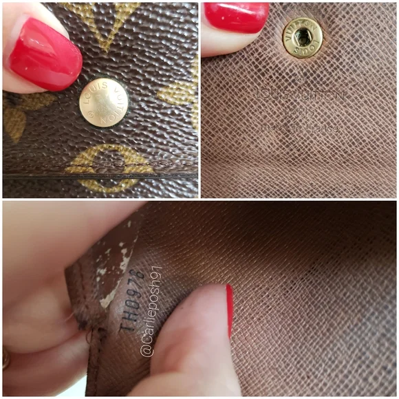 *SOLD* Authentic Pre-owned Vintage Louis Vuitton Tri-fold Long Wallet - Picture 14 of 15